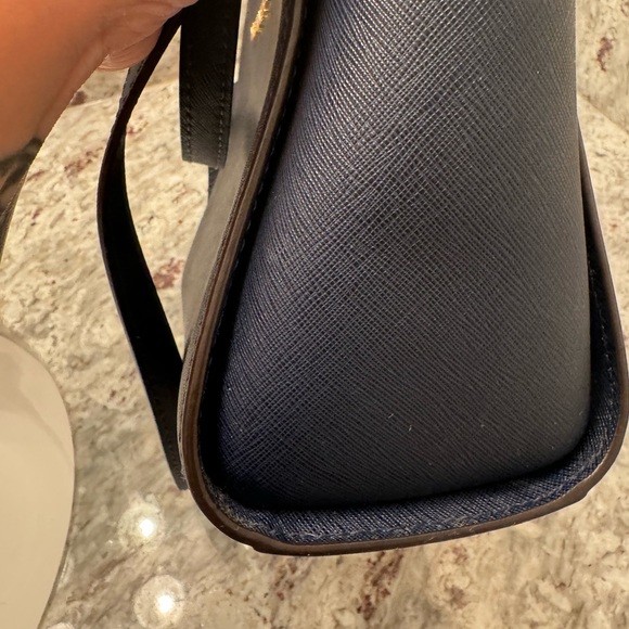 Michael Kors Navy Blue Mini Selma Crossbody - Picture 6 of 8